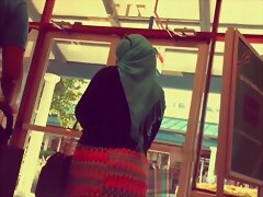 hijab tie the knot fat ass walker involving urgency